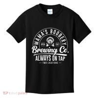 MamaS Boobery Brewing Co New Mom Breastfeeding Funny Kids T-Shirt thumb 0