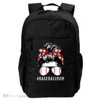 Messy Bun Baseball Mom Backpack thumb 0