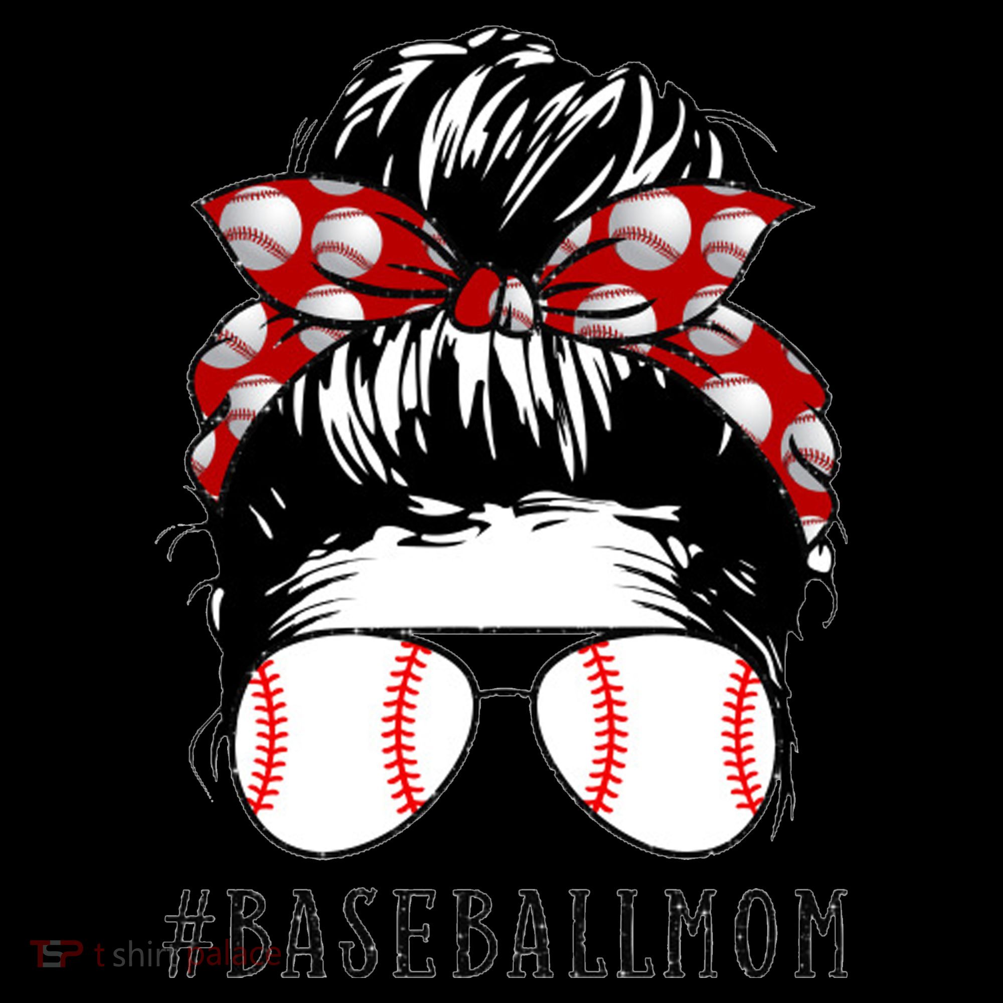 Messy Bun Baseball Mom Coffee Mug