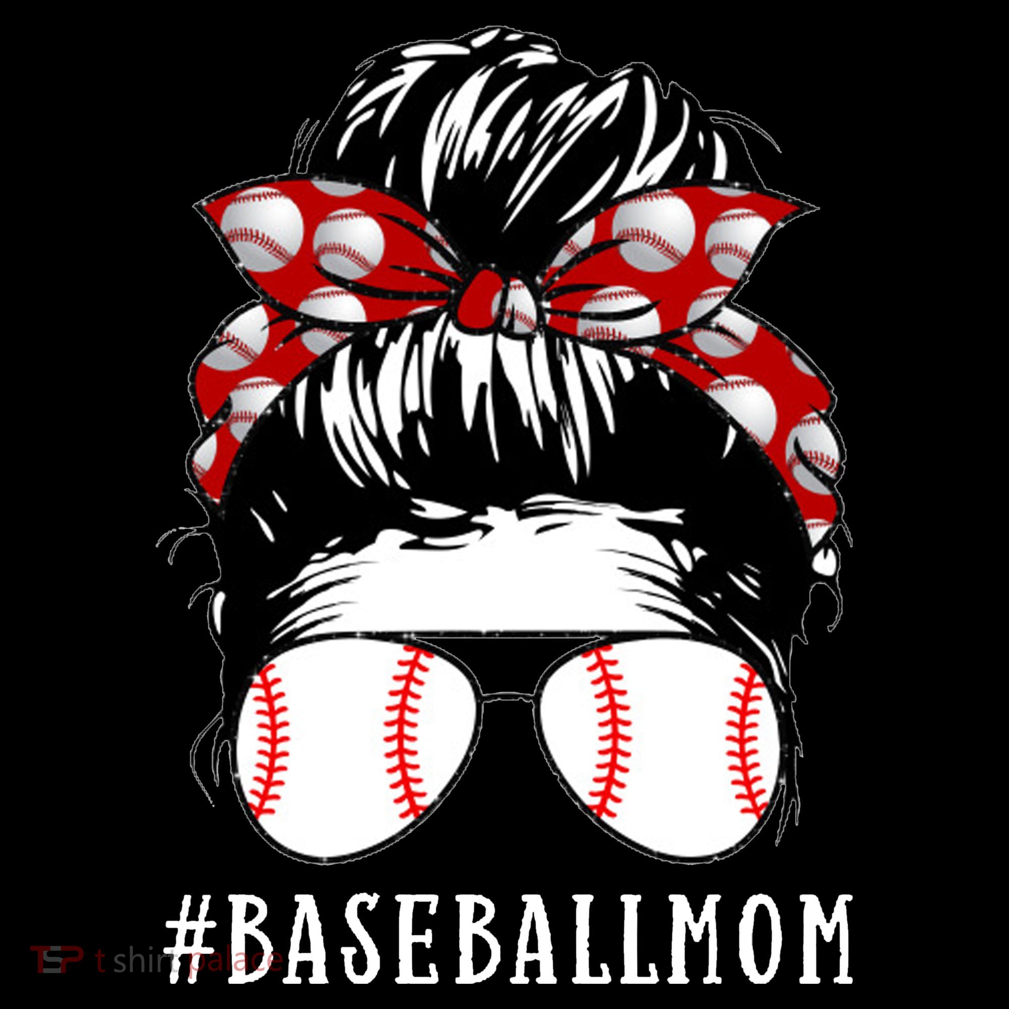 Messy Bun Baseball Mom Tank Top