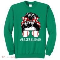 Messy Bun Baseball Mom Sweatshirt thumb 0