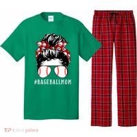 Messy Bun Baseball Mom Pajama Set thumb 0