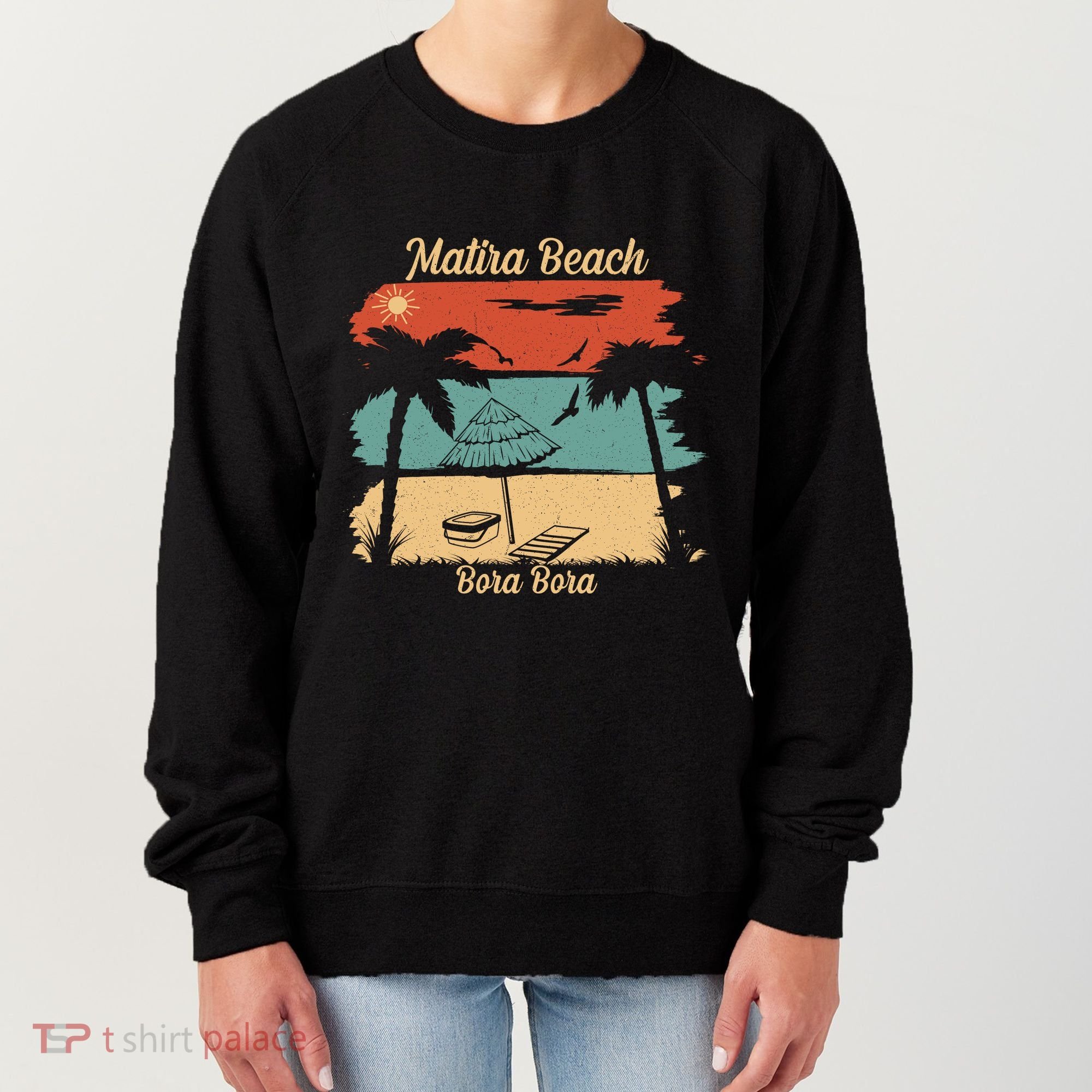 Matira Beach Bora Bora Women's Sweatshirt