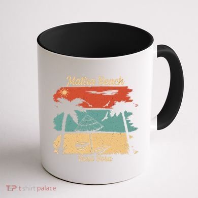 Matira Beach Bora Bora Coffee Mug back