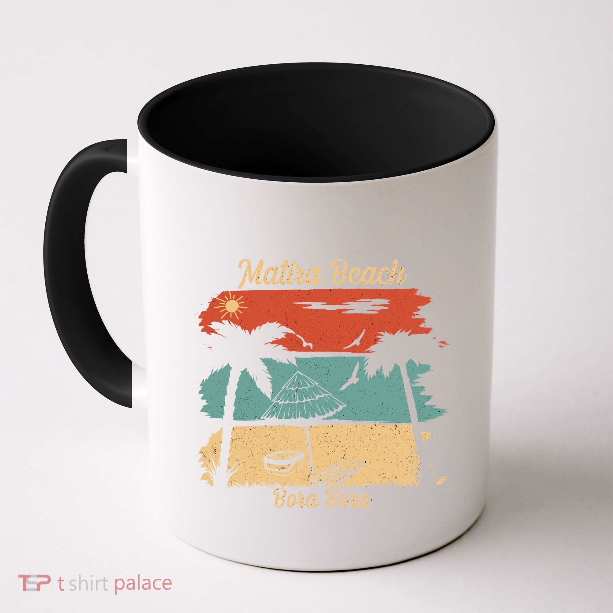Matira Beach Bora Bora Coffee Mug