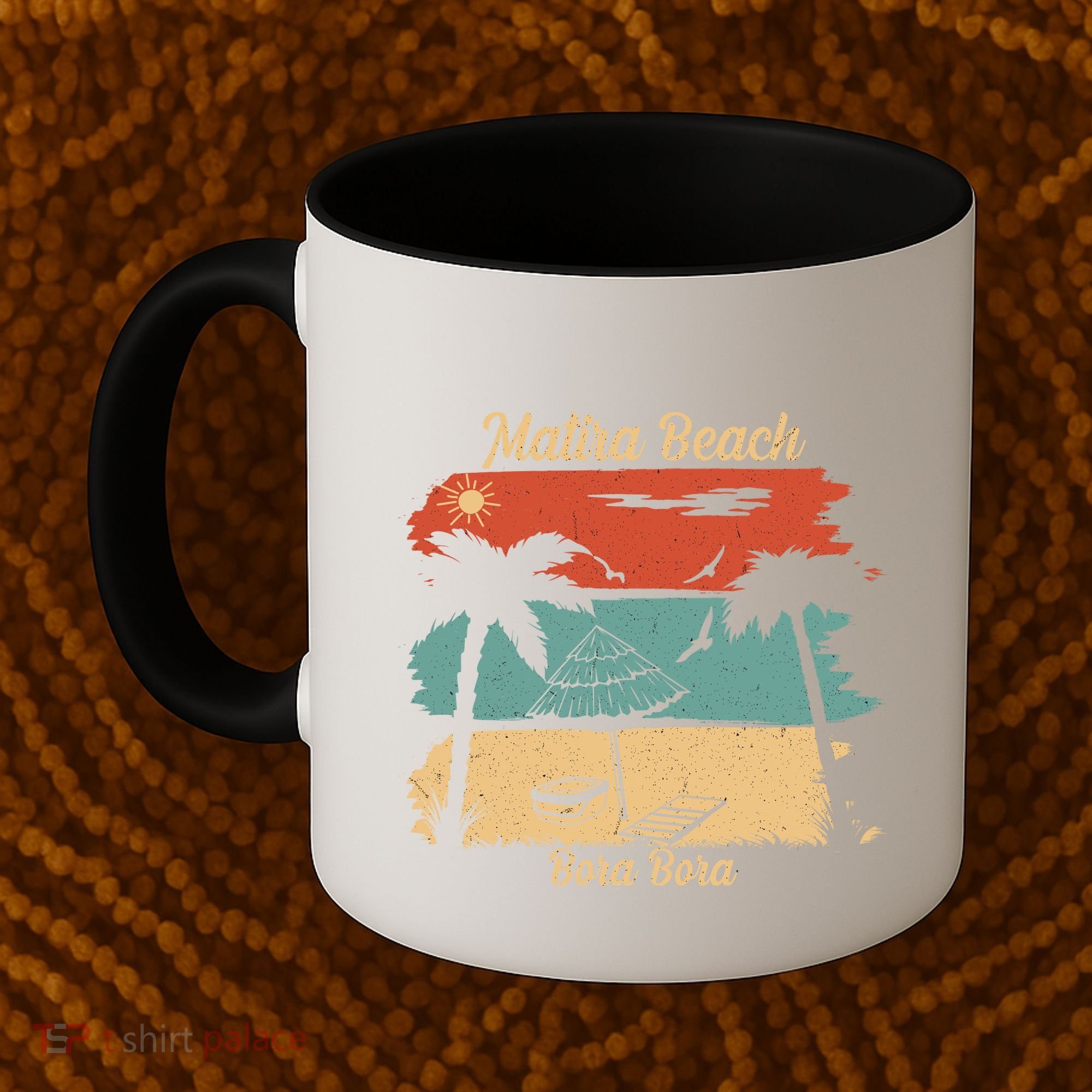 Matira Beach Bora Bora Coffee Mug