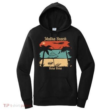 Matira Beach Bora Bora Women's Hoodie