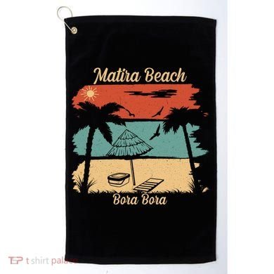 Matira Beach Bora Bora Golf Towel