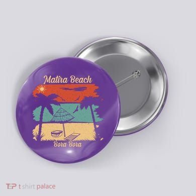 Matira Beach Bora Bora Button