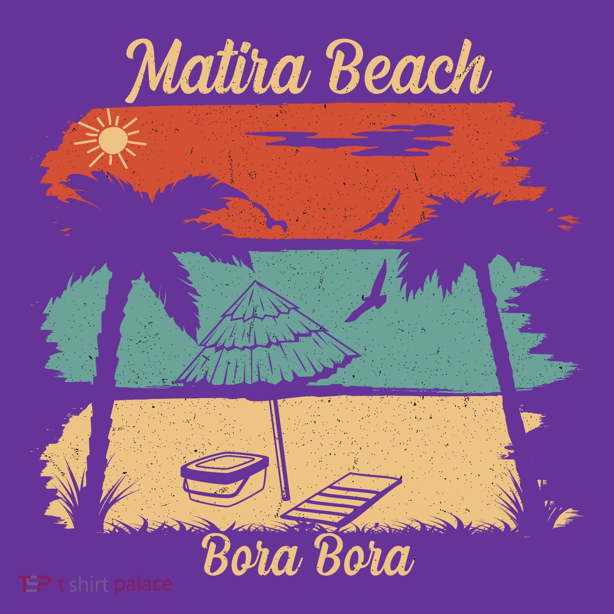 Matira Beach Bora Bora Coaster