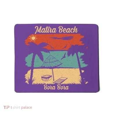 Matira Beach Bora Bora Mousepad