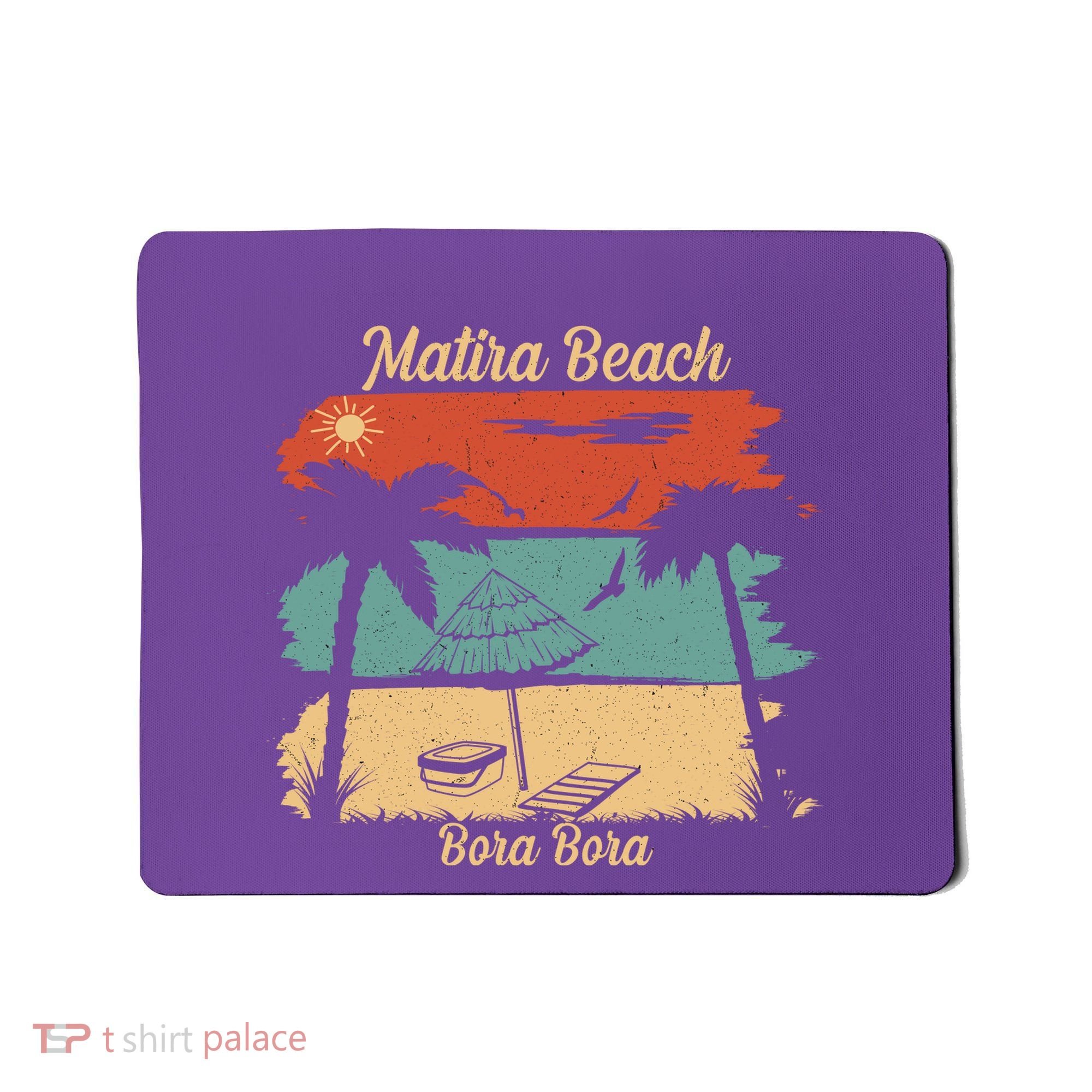 Matira Beach Bora Bora Mousepad