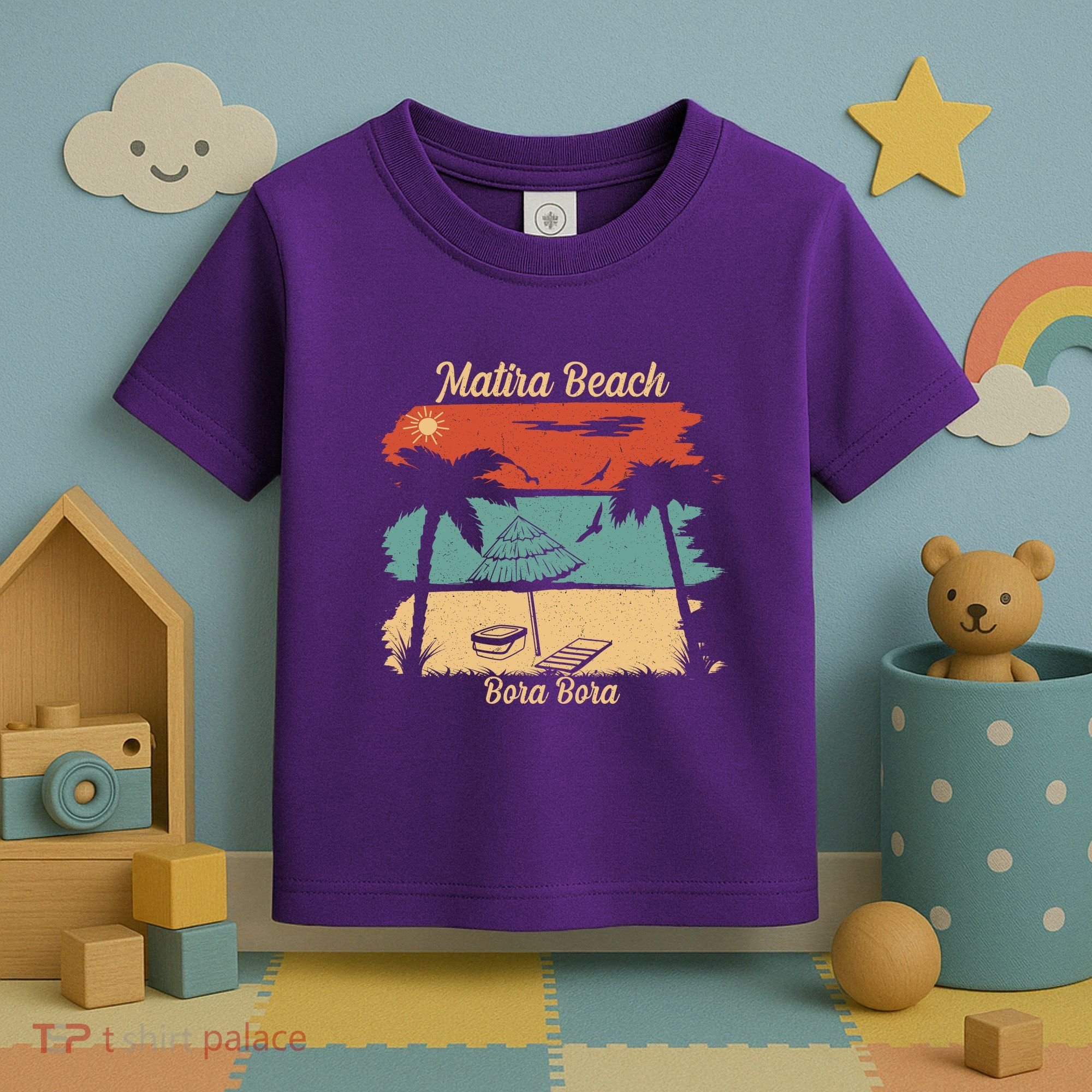 Matira Beach Bora Bora Toddler T-Shirt