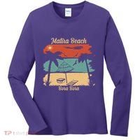 Matira Beach Bora Bora Women's Long Sleeve Shirt thumb 0