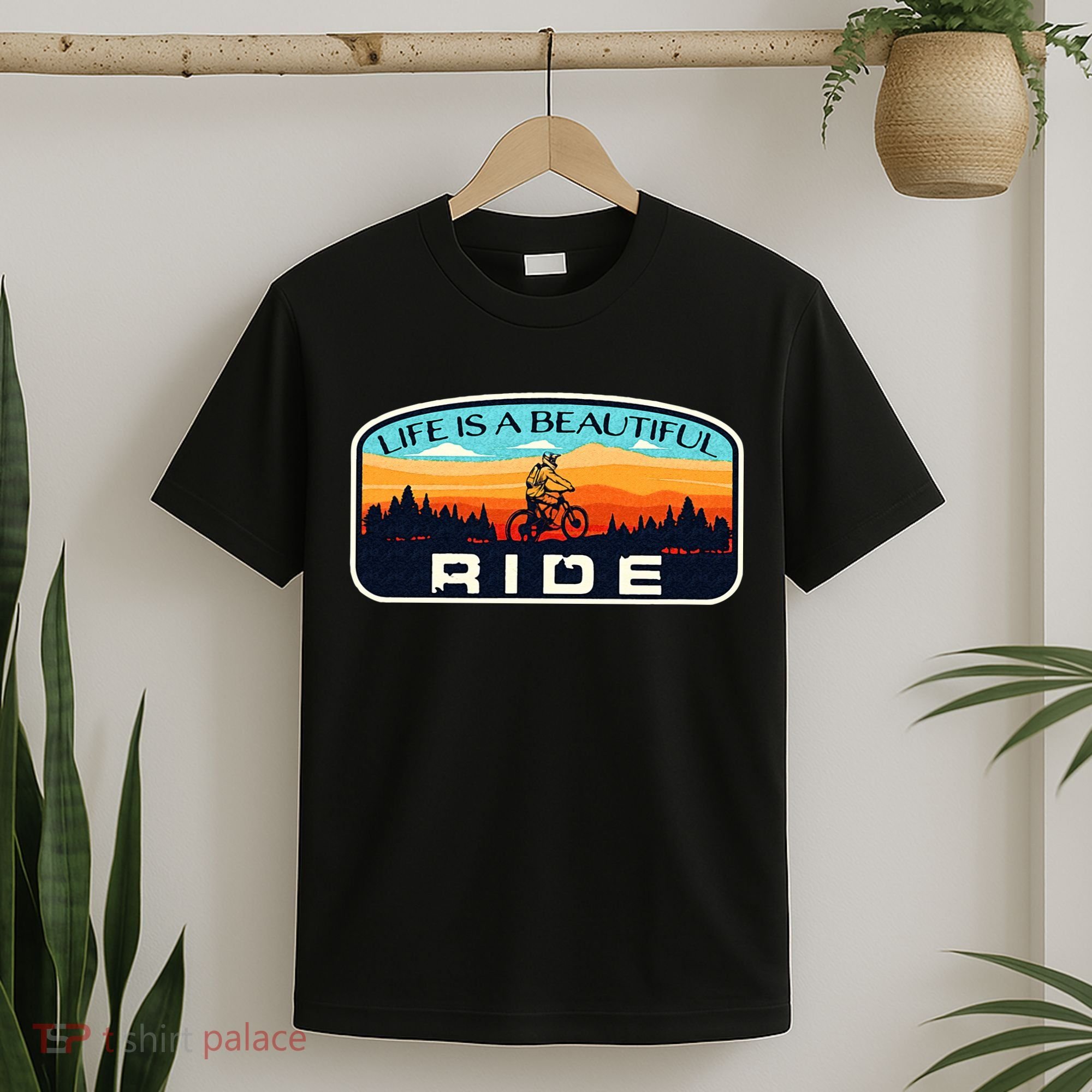 Mountain Bike Biking Cycling Retro MTB Trail Enthusiast Idea T-Shirt