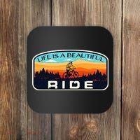 Mountain Bike Biking Cycling Retro MTB Trail Enthusiast Idea Coaster thumb 0