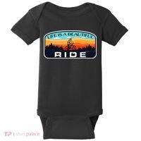 Mountain Bike Biking Cycling Retro MTB Trail Enthusiast Idea Baby Bodysuit thumb 0