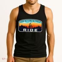 Mountain Bike Biking Cycling Retro MTB Trail Enthusiast Idea Tank Top thumb 3