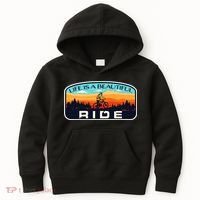 Mountain Bike Biking Cycling Retro MTB Trail Enthusiast Idea Kids Hoodie thumb 0