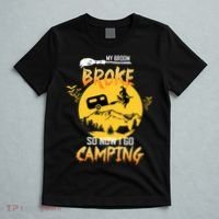My Broom Broke So Now I Go Camping T-Shirt thumb 5