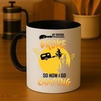 My Broom Broke So Now I Go Camping Coffee Mug thumb 4