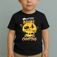 My Broom Broke So Now I Go Camping Toddler T-Shirt thumb 2