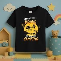 My Broom Broke So Now I Go Camping Toddler T-Shirt thumb 3