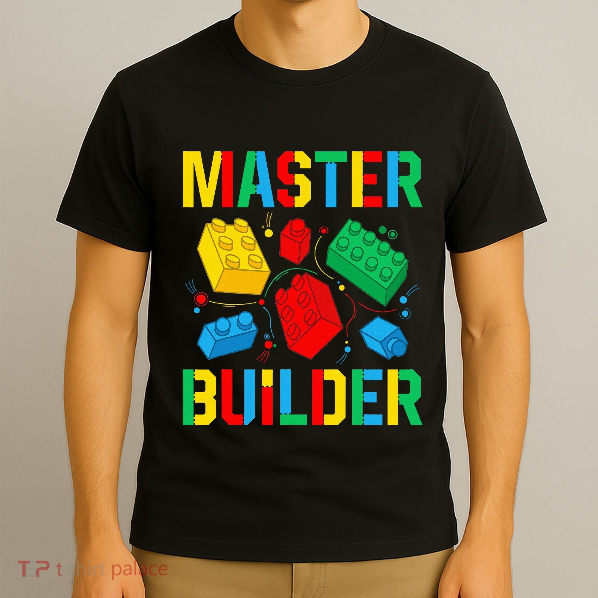 Master Builder Building Blocks Brick Toy Master Builder T-Shirt