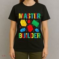 Master Builder Building Blocks Brick Toy Master Builder T-Shirt thumb 4