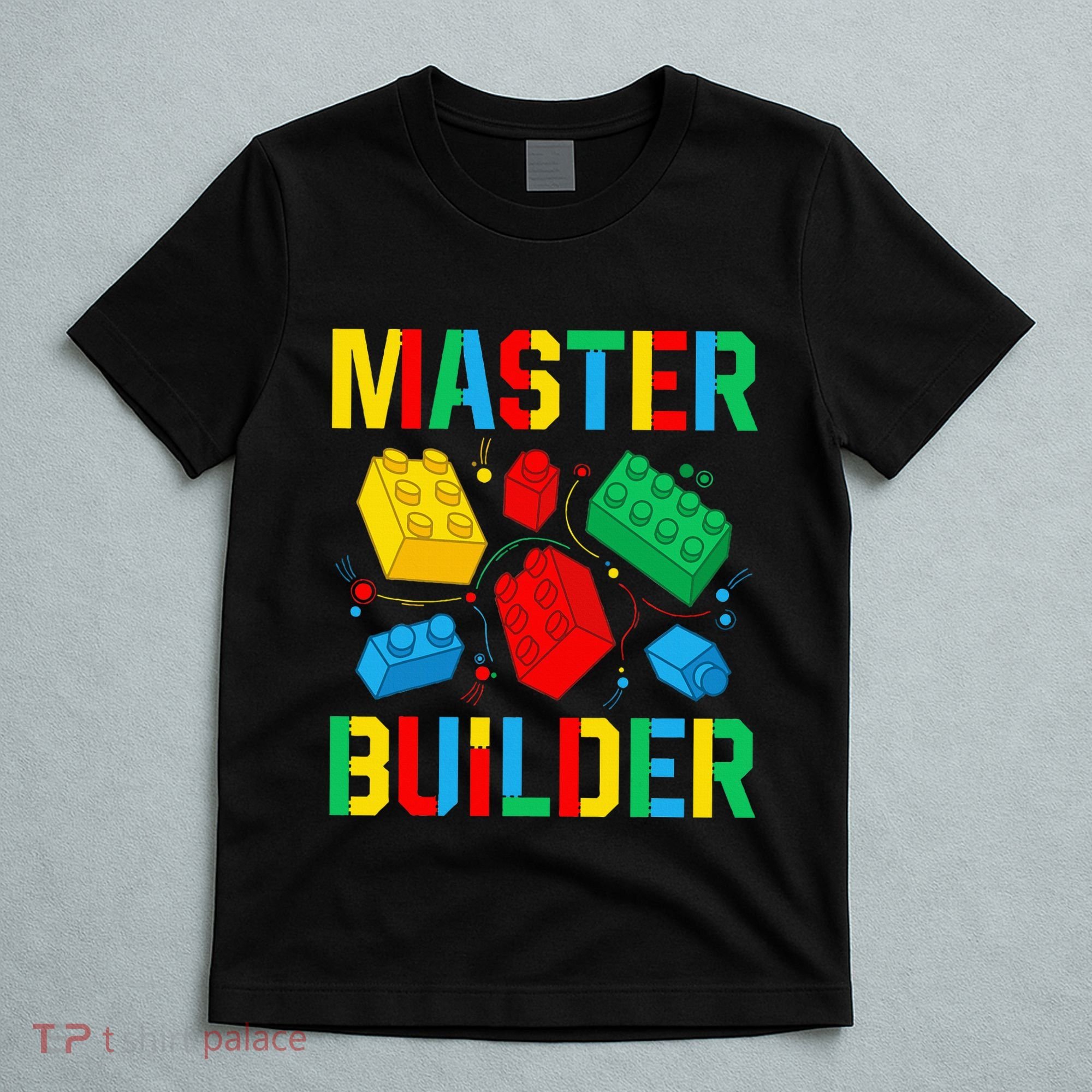 Master Builder Building Blocks Brick Toy Master Builder T-Shirt
