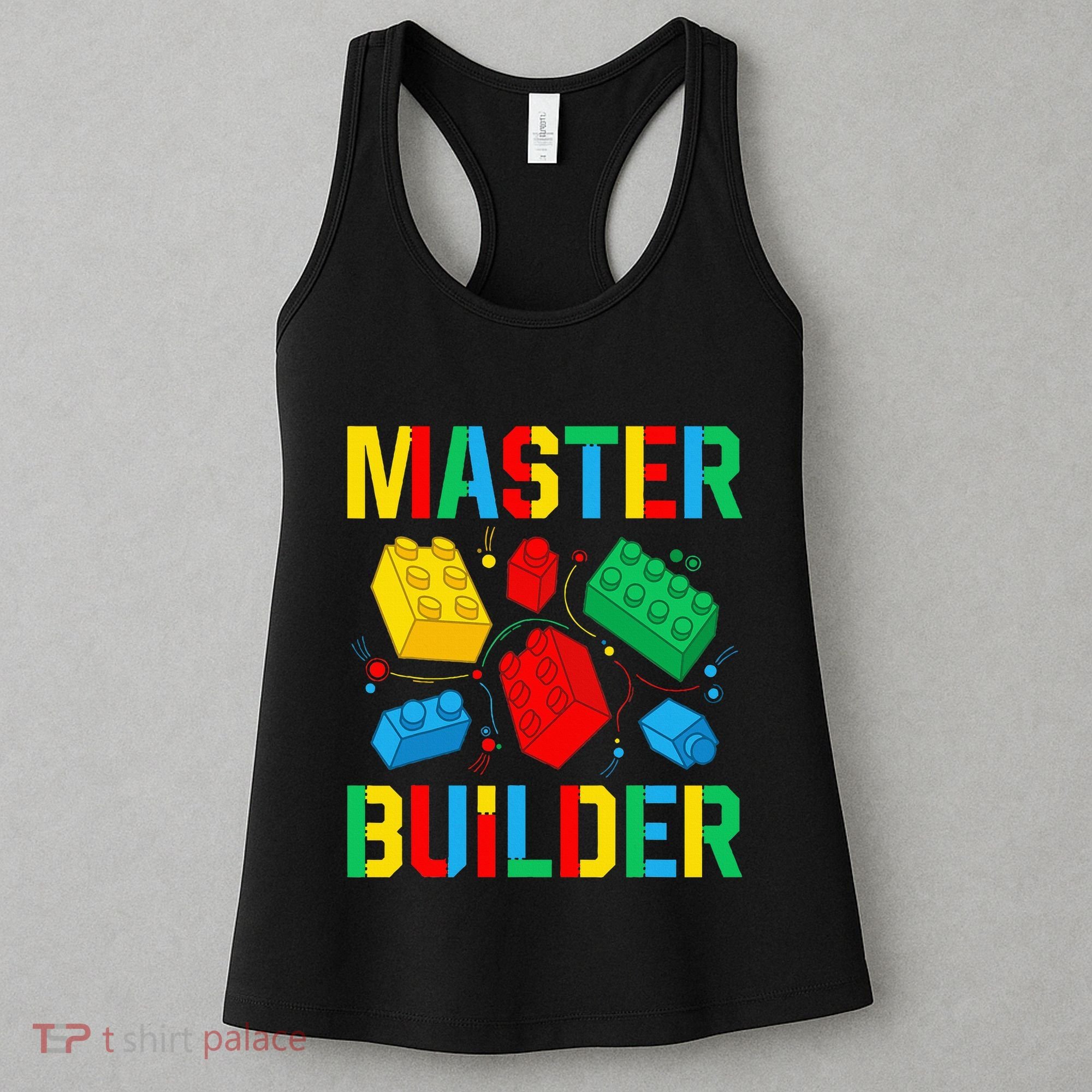 Master Builder Building Blocks Brick Toy Master Builder Women's Tank Top