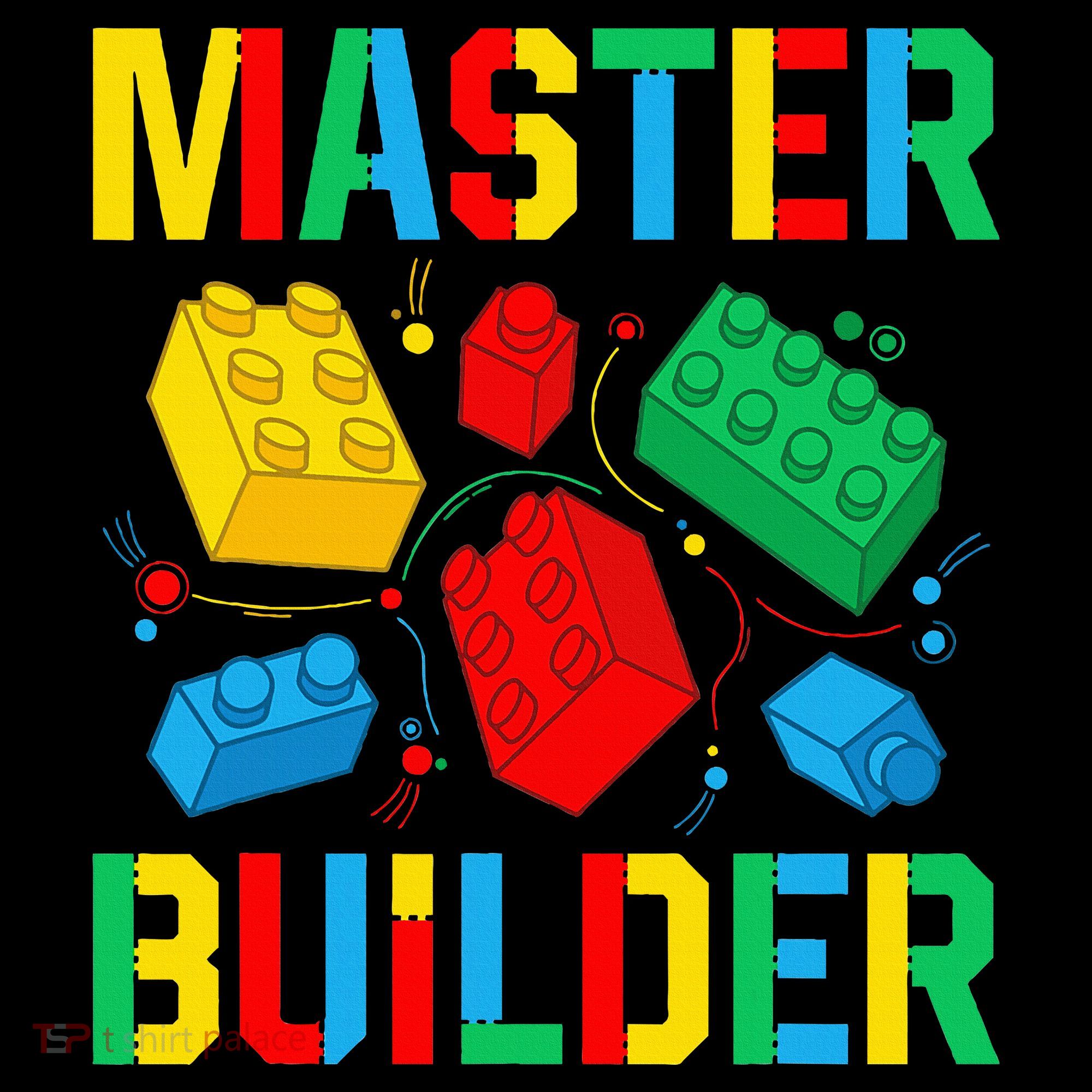 Master Builder Building Blocks Brick Toy Master Builder Tank Top