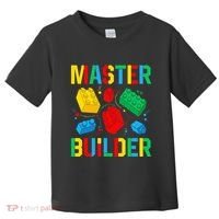 Master Builder Building Blocks Brick Toy Master Builder Toddler T-Shirt thumb 0