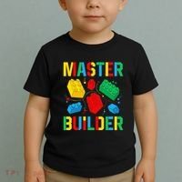 Master Builder Building Blocks Brick Toy Master Builder Toddler T-Shirt thumb 2