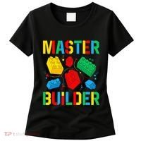 Master Builder Building Blocks Brick Toy Master Builder Women's T-Shirt thumb 0