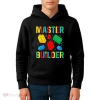 Master Builder Building Blocks Brick Toy Master Builder Kids Hoodie thumb 4