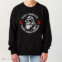 Monkey Bad Choices Make Good Stories Women's Sweatshirt thumb 0