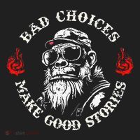 Monkey Bad Choices Make Good Stories Women's Sweatshirt thumb 2