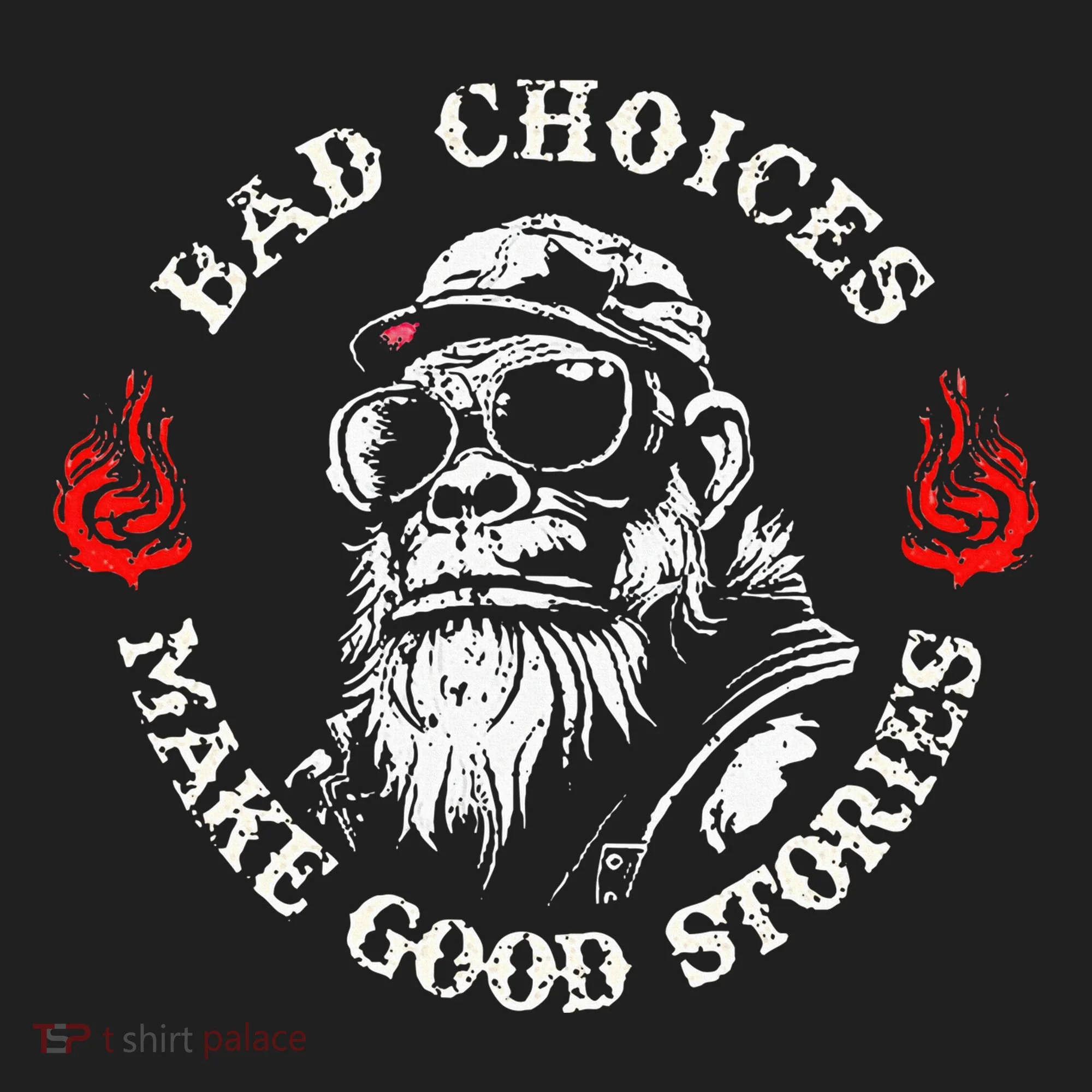 Monkey Bad Choices Make Good Stories Women's Sweatshirt