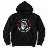 Monkey Bad Choices Make Good Stories Hoodie thumb 0