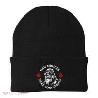 Monkey Bad Choices Make Good Stories Beanie thumb 0