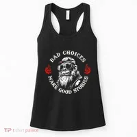 Monkey Bad Choices Make Good Stories Women's Tank Top thumb 0