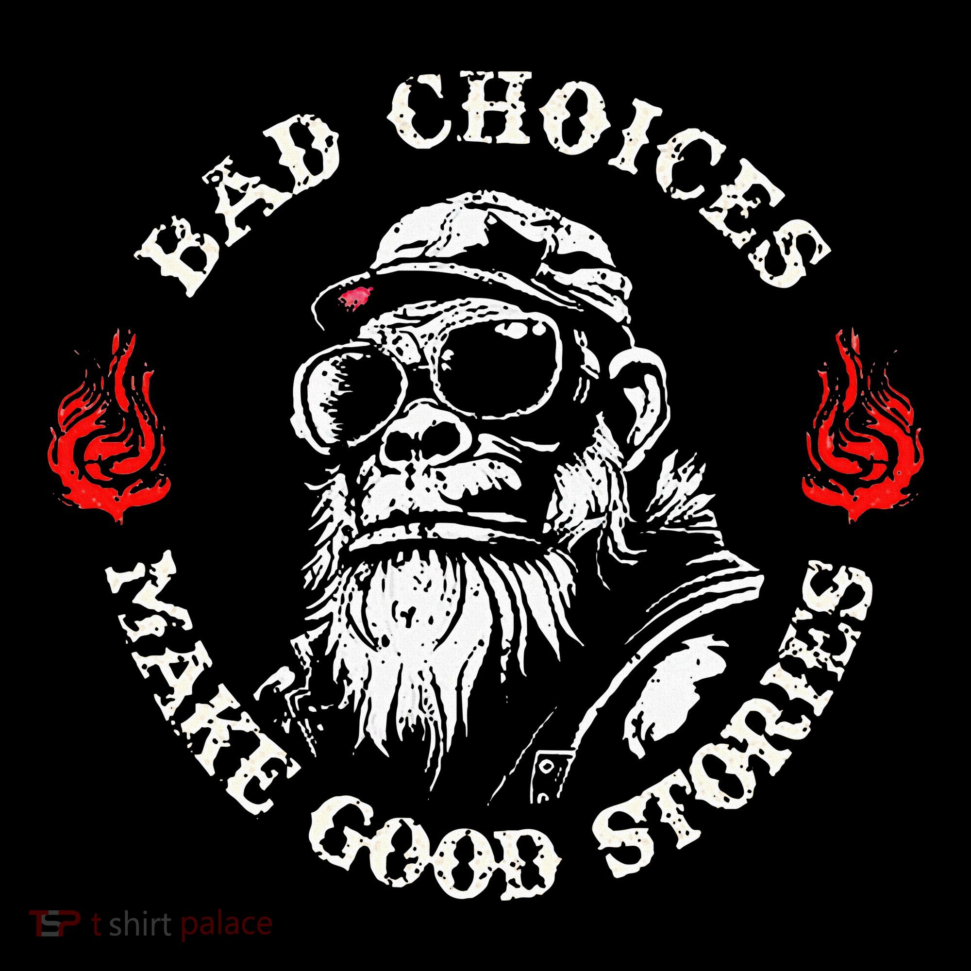 Monkey Bad Choices Make Good Stories Women's Tank Top
