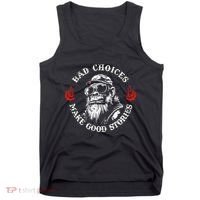 Monkey Bad Choices Make Good Stories Tank Top thumb 0
