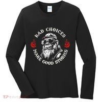Monkey Bad Choices Make Good Stories Women's Long Sleeve Shirt thumb 0