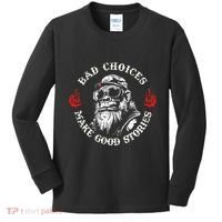 Monkey Bad Choices Make Good Stories Kids Long Sleeve Shirt thumb 0