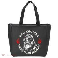 Monkey Bad Choices Make Good Stories Tote Bag thumb 0