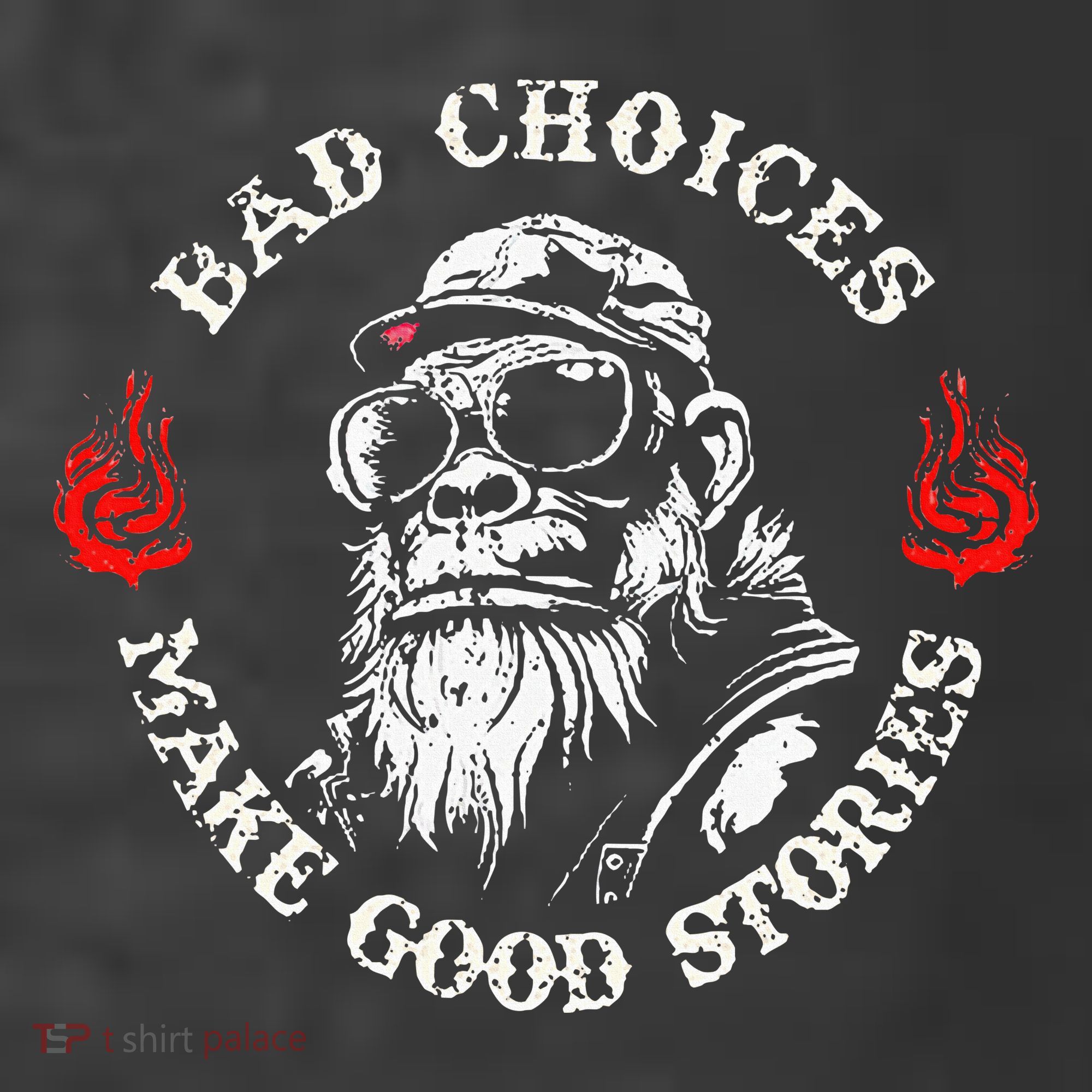 Monkey Bad Choices Make Good Stories T-Shirt