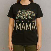 Mama Bear Camo Mother's Day Gift  T-Shirt thumb 4
