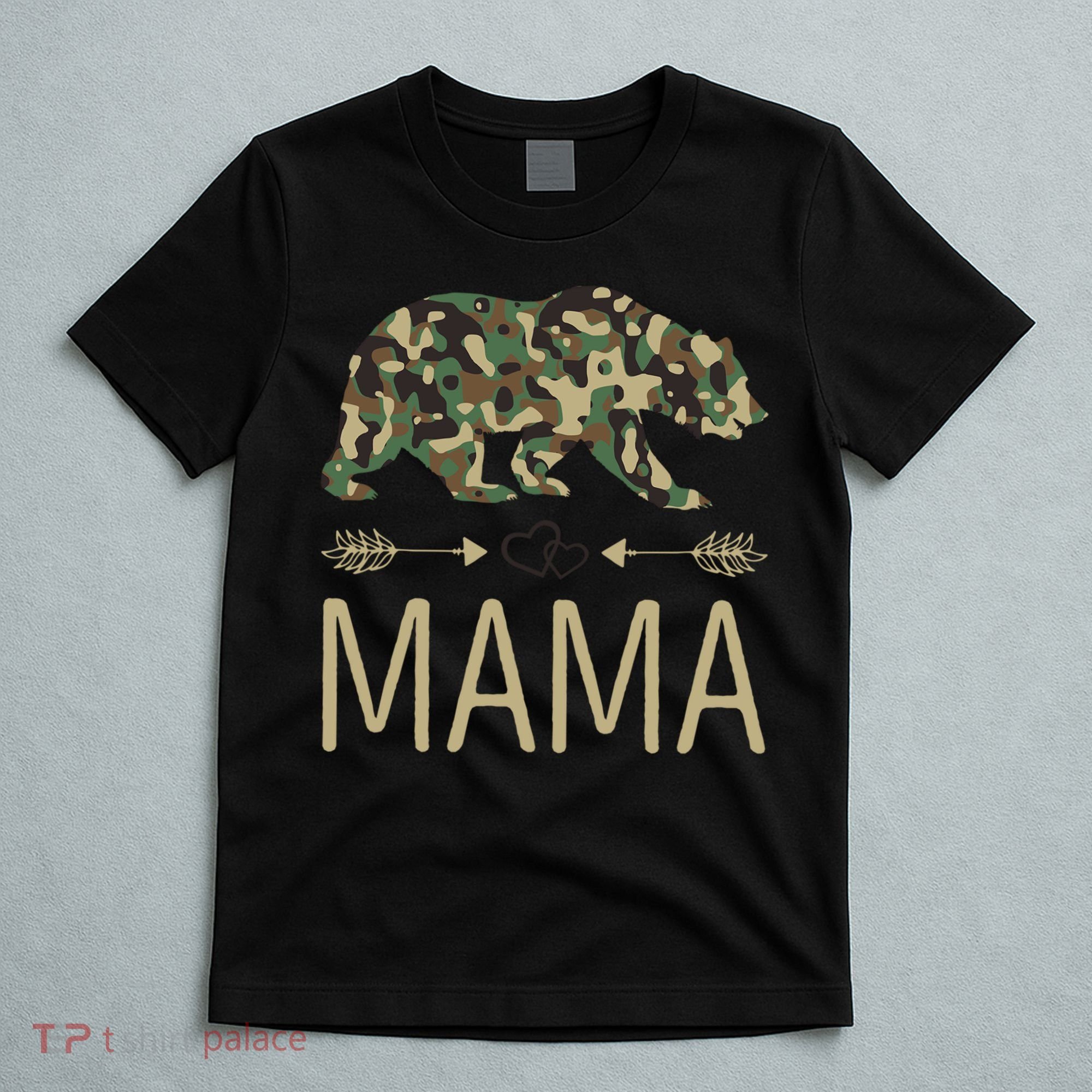 Mama Bear Camo Mother's Day Gift  T-Shirt